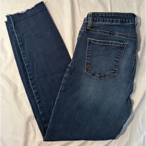 Kut From The Kloth Woman’s Jeans Ankle Dark Wash Size 10 - Picture 3 of 10